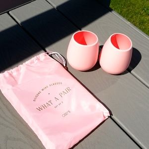 Silicon Wine Glass Set